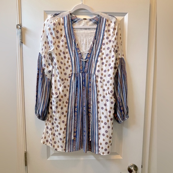 Like new  free people lined top with pockets - Picture 1 of 5